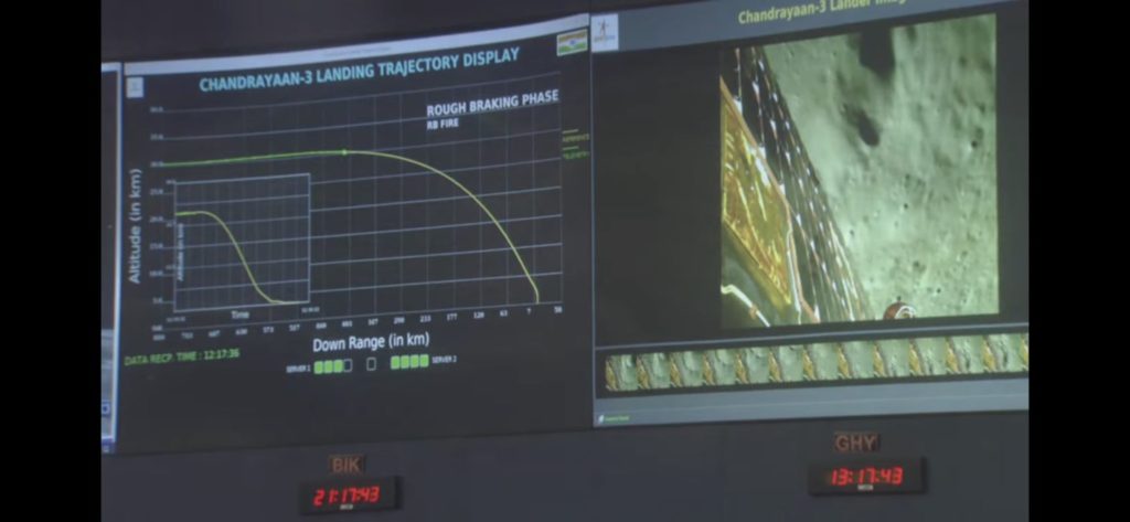 Début de descente pour Chandrayaan-3