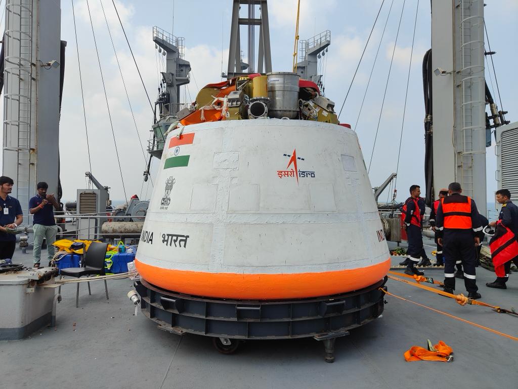 capsule Gaganyann ISRO