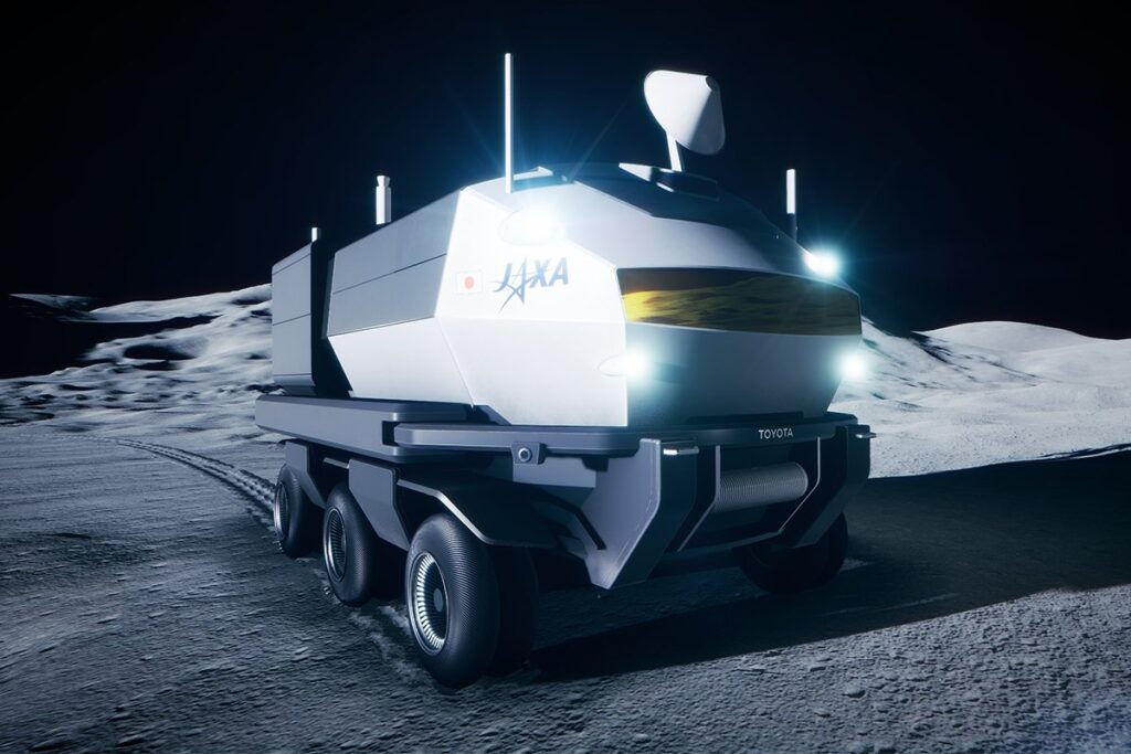 Concept de rover lunaire proposé par la société japonaise Toyota.